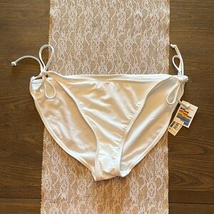 New! White bikini bathing suit bottoms